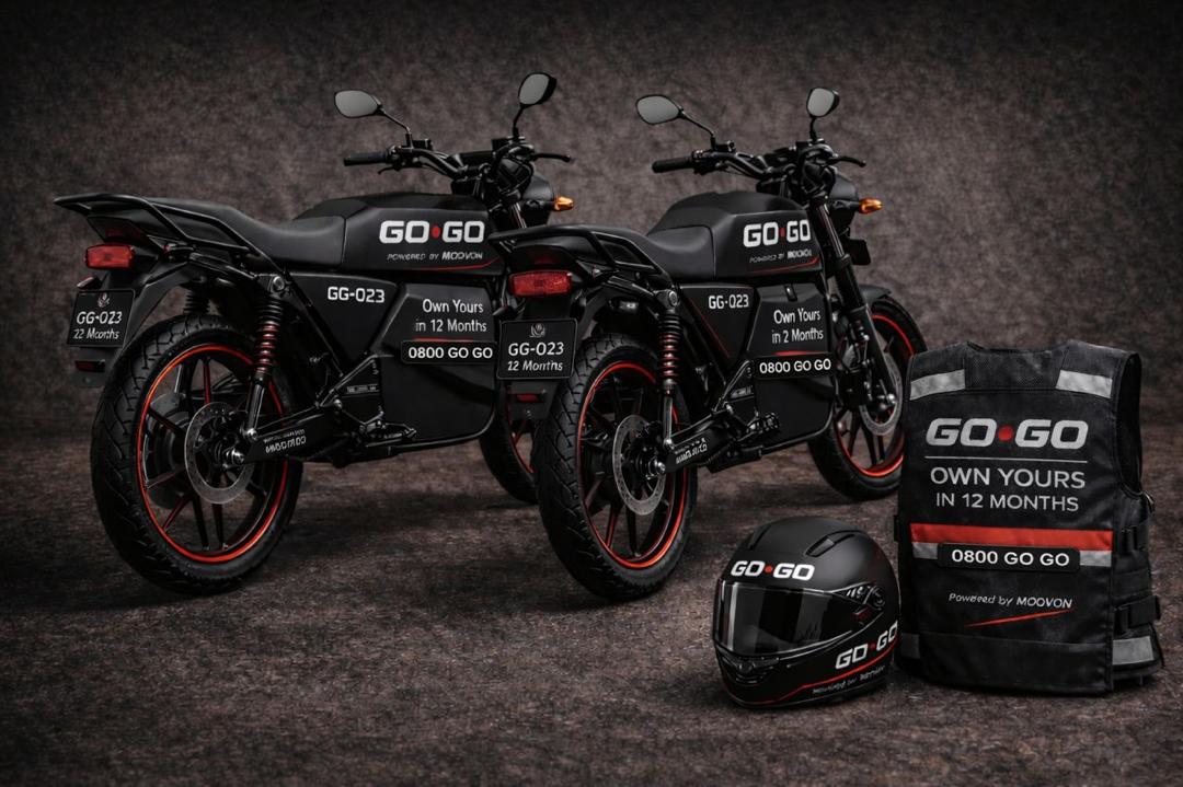 GoGo E-Bike fleet with helmet and vest