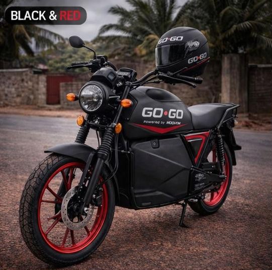 GoGo E-Bike Black + RED